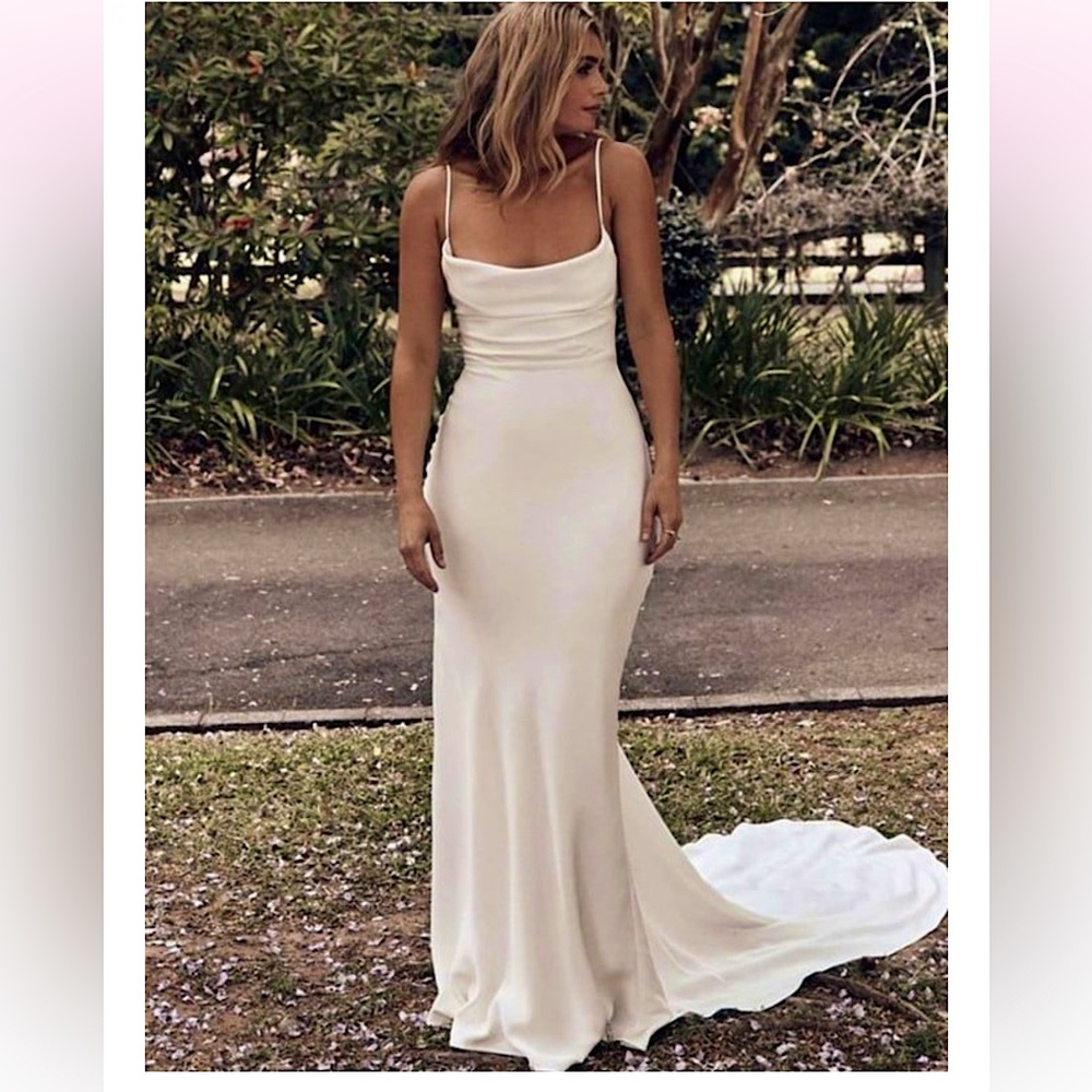 Satin Wedding Dress